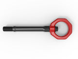 aFe CONTROL Front Tow Hook with Red Powder Coat for Chevrolet Corvette C8 (2020-2024) - Part #450-401014-R