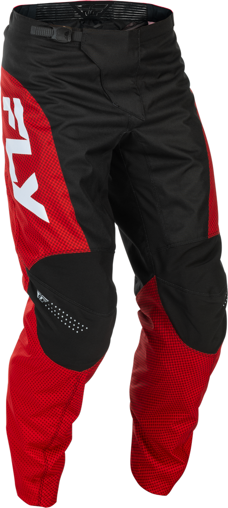 Fly Racing F 16 Pants for Motocross - Red/Black/White, Size 40, Durable 600D Polyester for Off-Road Vehicles