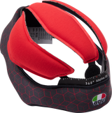 AGV Pista GP RR Helmet Liner - Black/Red, Small - Part Number 20KIT60303001SM