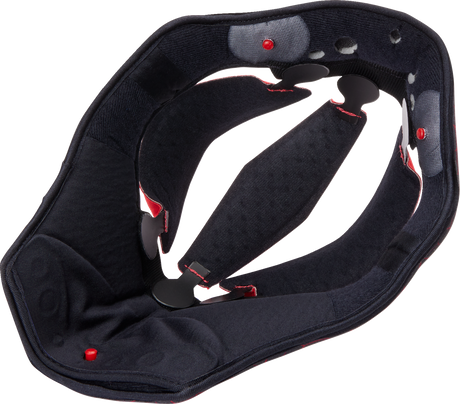 AGV Pista GP RR Helmet Liner - Black/Red, Small - Part Number 20KIT60303001SM