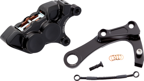 ARLEN NESS 4-Piston Caliper - Rear - Black 02-329