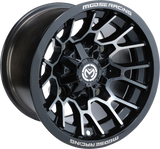 MOOSE OFFROAD Wheel - 24X - Front - Black - 12x7 - 4/136 - 4+3 24127136GBMF4