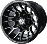 MOOSE OFFROAD Wheel - 24X - Front - Black - 12x7 - 4/136 - 4+3 24127136GBMF4