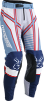 Moose Offroad Agroid Pants - Gray/Blue US 40 - Durable Stretch Polyester Riding Pants