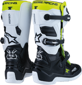 MOOSE OFFROAD Youth Tech 7S Boots - Black/White/Yellow - US 4 0215024-125-4