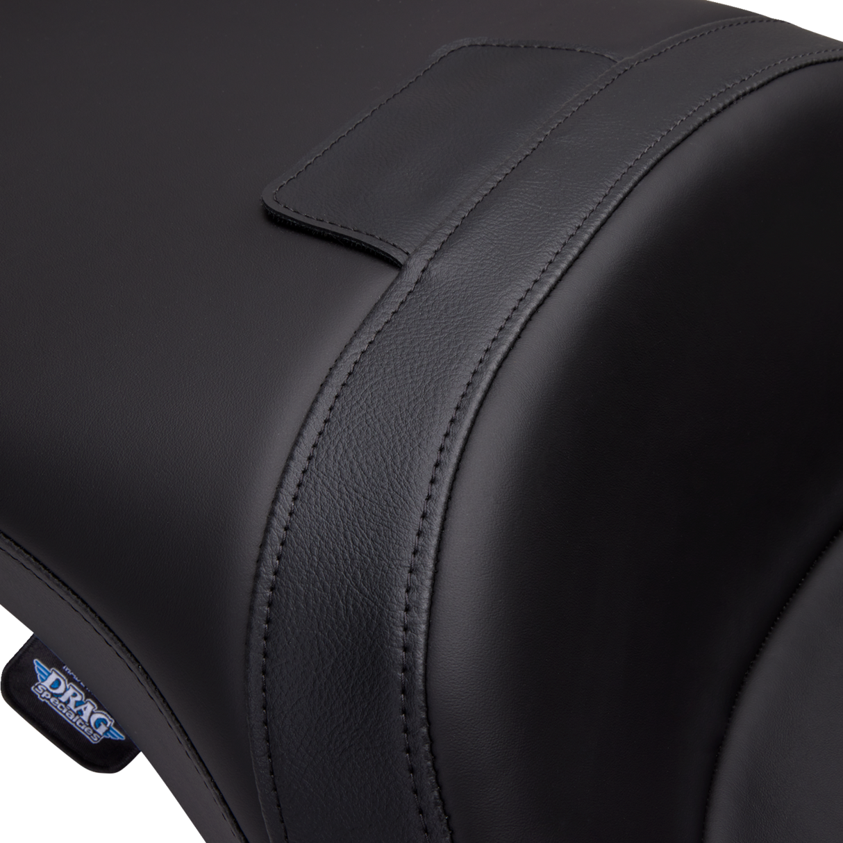 Drag Specialties Seats Freedom Seat - Solar Leather - Black for Harley FLH 1997-2007 with 5-3/4" Driver Support