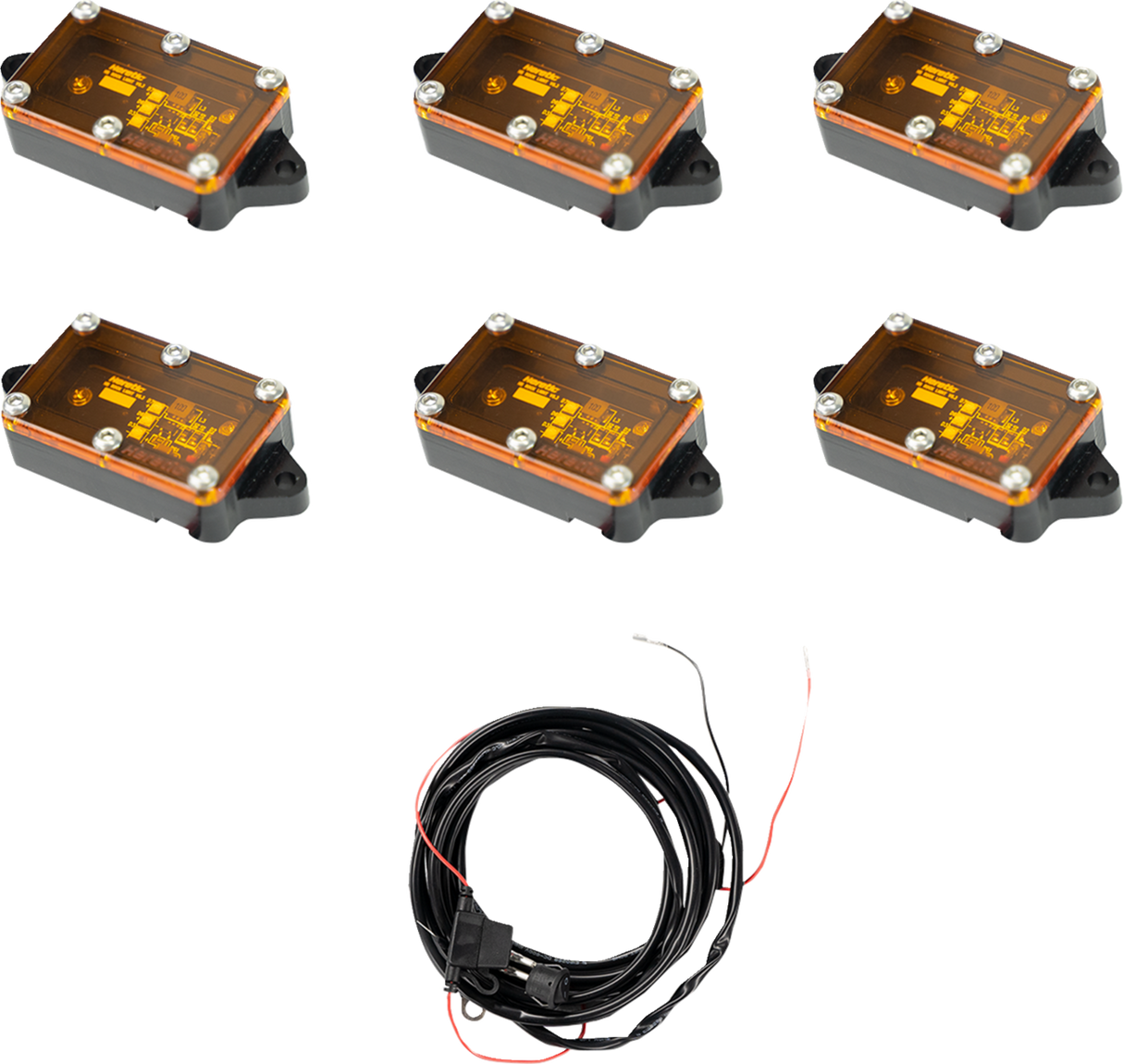 HERETIC Rock Light - Amber - 6 Pack 70024