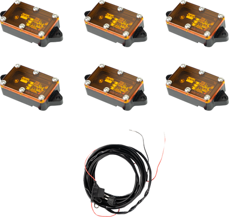 HERETIC Rock Light - Amber - 6 Pack 70024