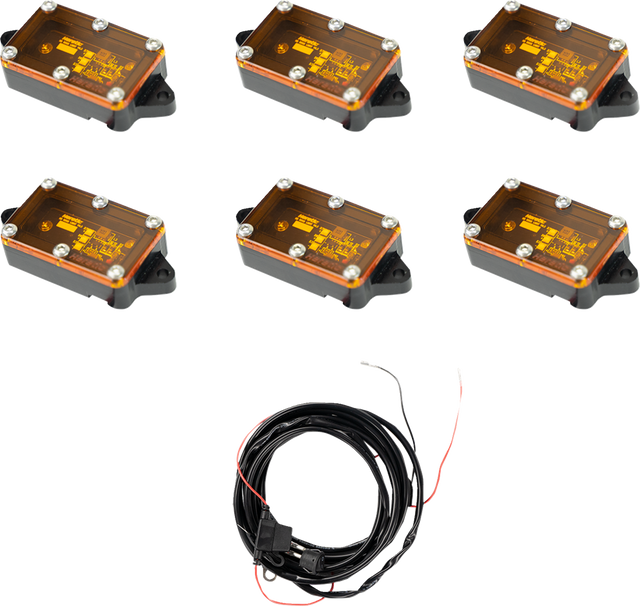 HERETIC Rock Light - Amber - 6 Pack 70024
