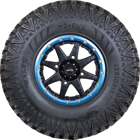 AMS M2 Evil Rear Tire - 26x11R12 for ATV, UTV, and Side-by-Side Vehicles