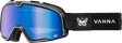 100% Barstow Goggle Vahna with Blue Mirror Lens - Universal Fit for Off-Road and Motocross Vehicles