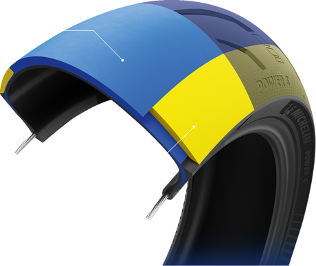 MICHELIN Tire - Power 6 - Front - 120/70ZR17 - (58W) 82063