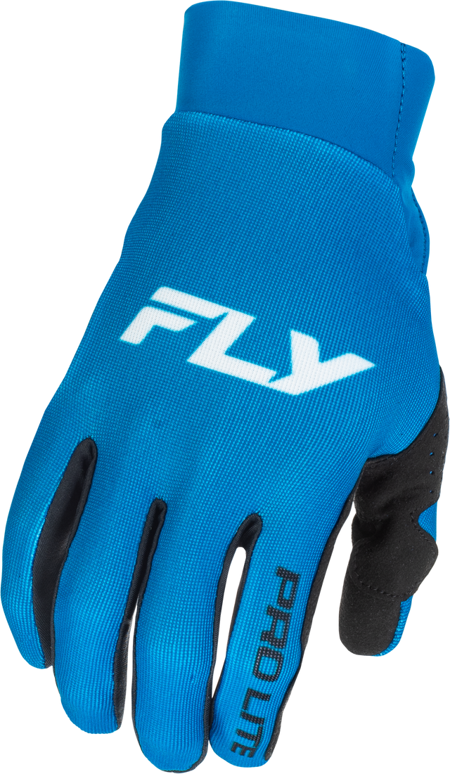 Fly Racing Youth Pro Lite Gloves Blue/White - Lightweight Race Gloves for Youth Motorcycle and ATV Riders