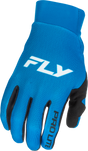Fly Racing Pro Lite Gloves Blue/White for Motocross and Off-Road Vehicles - XL Size