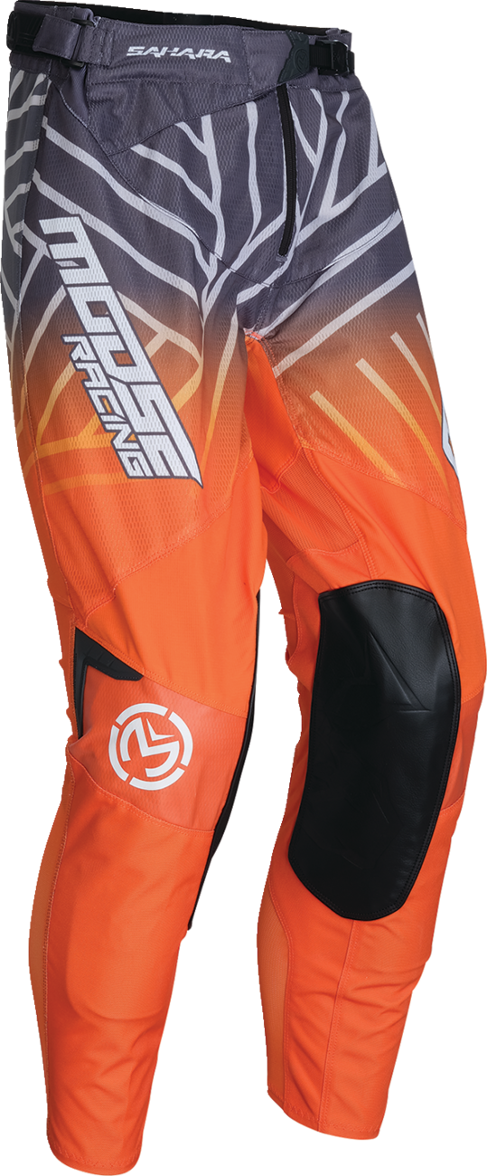 MOOSE OFFROAD Sahara Pants - Gray/Orange - US 28 2901-11444