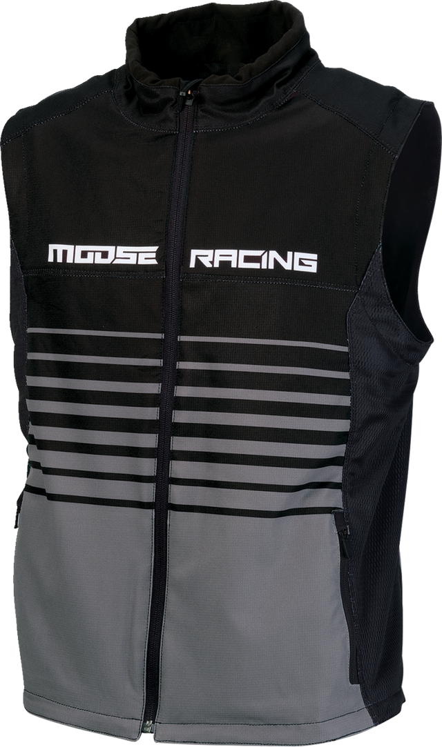 Moose Offroad Moto Vest 2830-0642 - Black/Gray for Motocross and Off-Road Vehicles, 2XL