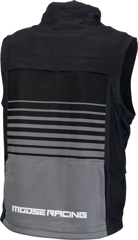Moose Offroad Moto Vest 2830-0642 - Black/Gray for Motocross and Off-Road Vehicles, 2XL