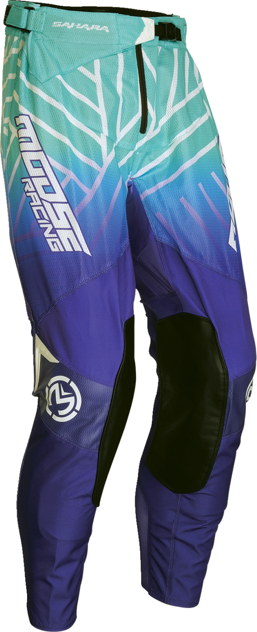 MOOSE OFFROAD Sahara Pants - Purple/Turquoise - US 30 2901-11429