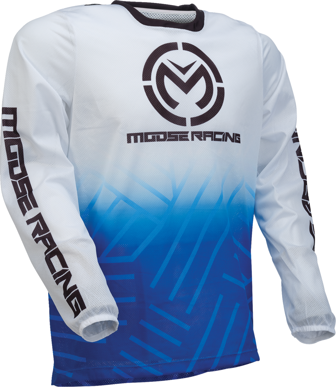 Moose Offroad Sahara Jersey - Blue/White - Medium - Designed for ATV and UTV Vehicles