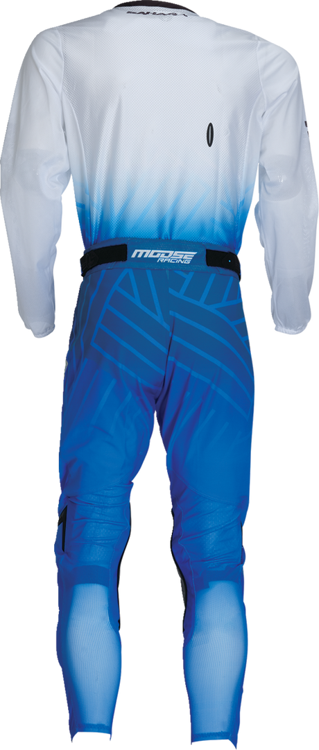 Moose Offroad Sahara Jersey - Blue/White - Medium - Designed for ATV and UTV Vehicles