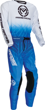 Moose Offroad Sahara Jersey - Blue/White - Medium - Designed for ATV and UTV Vehicles