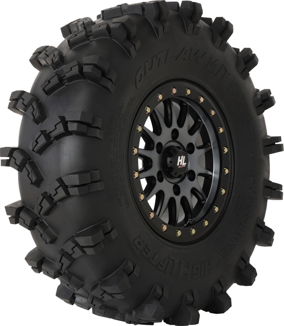 HIGH LIFTER Tire - Outlaw M/T - Front/Rear - 35x10R15 - 10 Ply 001-2549HL