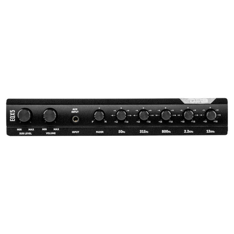 DS18 EQX High Volt 5-Band Equalizer for Car Audio Systems