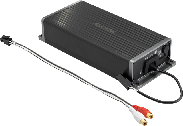 KICKER 51KPX5001 Compact 500W Weather-Resistant Subwoofer Amplifier for Car Audio