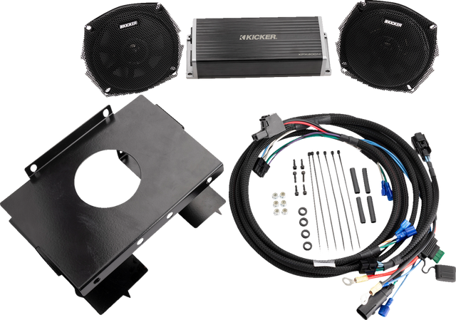 KICKER 50HDR982 Speaker and Amplifier Kit for Harley-Davidson Road Glide