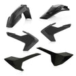 Acerbis 17-19 Husqvarna TE150/250/300/ FE250/350/450/501/ TE250i/ TE300i Plastic Kit - Black | Powersports Vehicle Fitment
