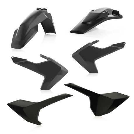 Acerbis 17-19 Husqvarna TE150/250/300/ FE250/350/450/501/ TE250i/ TE300i Plastic Kit - Black | Powersports Vehicle Fitment
