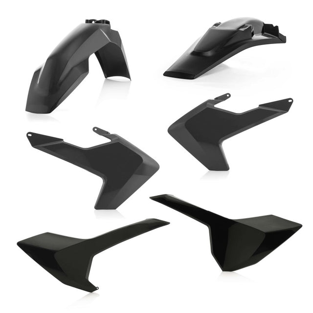 Acerbis 17-19 Husqvarna TE150/250/300/ FE250/350/450/501/ TE250i/ TE300i Plastic Kit - Black | Powersports Vehicle Fitment