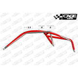 Polaris RZR Pro R Raw Assembled Baja Spec Cage with Roof | CageWRX