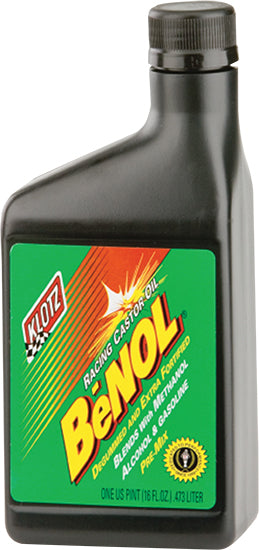 Klotz Benol Racing Castor Oil 16 Oz - Fits Cobra CX50 BW and Honda CR500AF Models