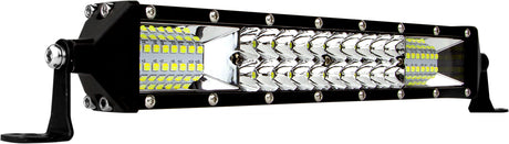 XK GLOW 10-inch 2-in-1 LED Light Bar with Dual Color White and Green for Trucks, SUVs, and Off-Rroad Vehicles