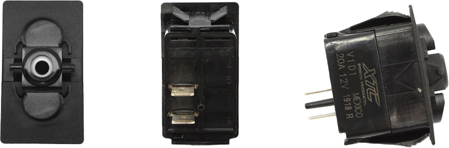 XTC Power Products SW12-NN000000 Dash Switch Body with Momentary No LED for UTVs and Marine Vehicles
