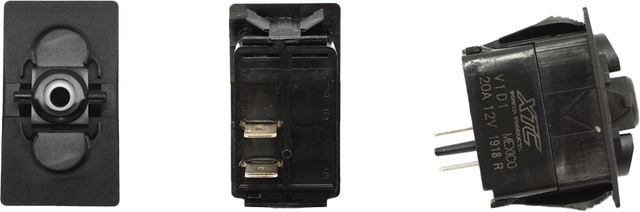 XTC Power Products SW12-NN000000 Dash Switch Body with Momentary No LED for UTVs and Marine Vehicles