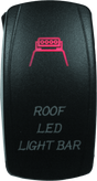 DragonFire Racing Lighted Roof Switch with Red LED - Part 521396