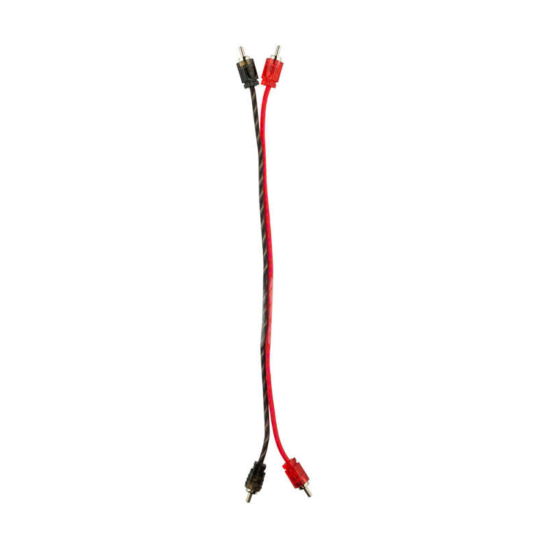 DS18 Level 1 RCA Audio Cable 1 Foot for Car Audio Systems