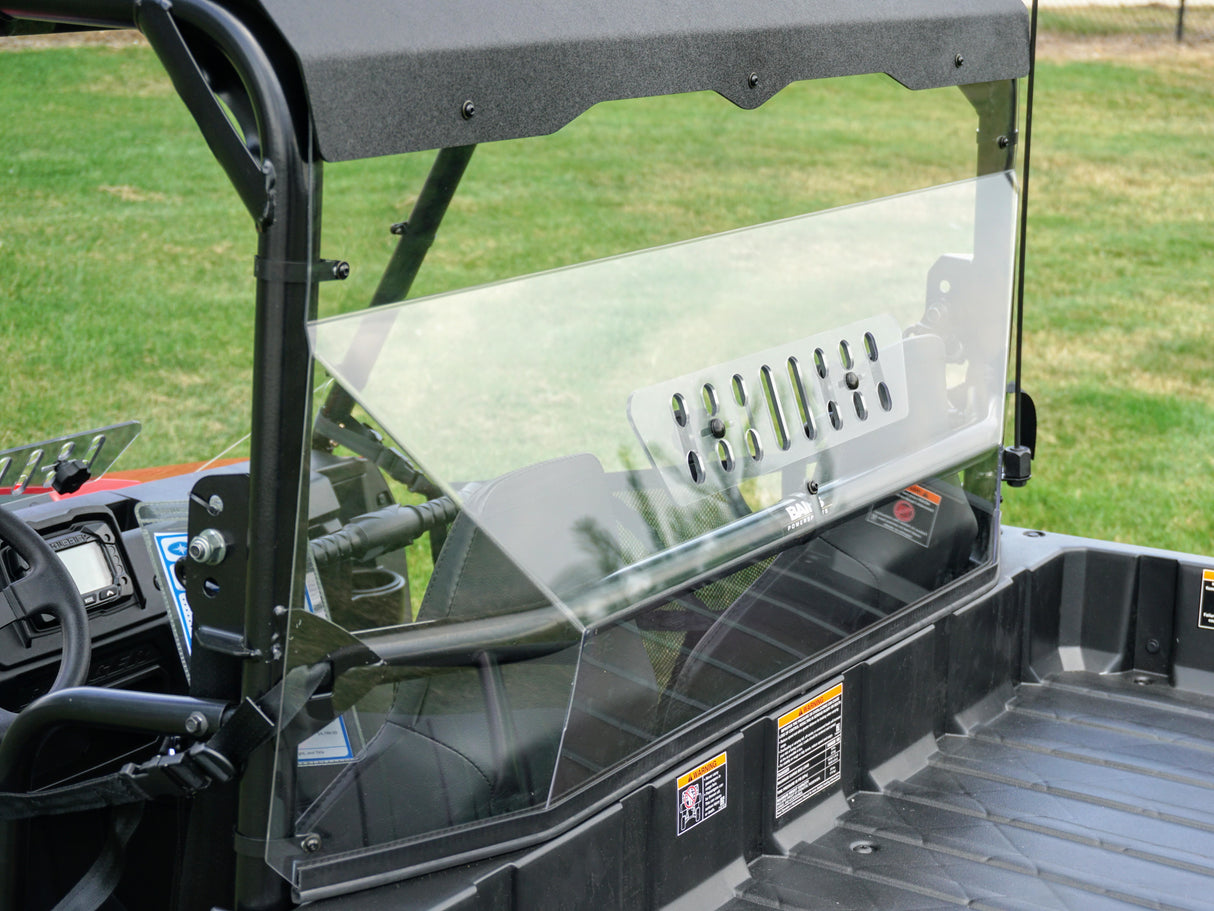 SPIKE 80-8150A Rear Shield for 2018 Polaris Ranger 150 - Polycarbonate Trailerable Roof and Window