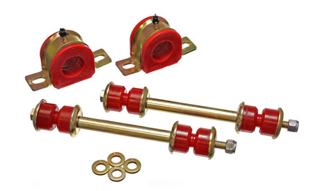 Energy Suspension 3.5214R Red Front Sway Bar Bushing Set with End Links for 2002-2004 Chevrolet Avalanche 1500, 2003 Chevrolet Silverado & More