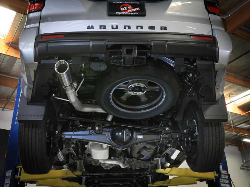 aFe Vulcan Series 2.5 Inch to 3 Inch Stainless Steel Cat-Back Exhaust System with Polished Tip for Toyota 4Runner 2025 L4-2.4L
