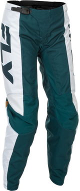 Fly Racing Women's F 16 Pants for Off-Road Motorcycles - Teal/White/Gold, Size 07/08, Fits Honda CRF250R, Yamaha YZ250F, Kawasaki KX250, KTM SXF250