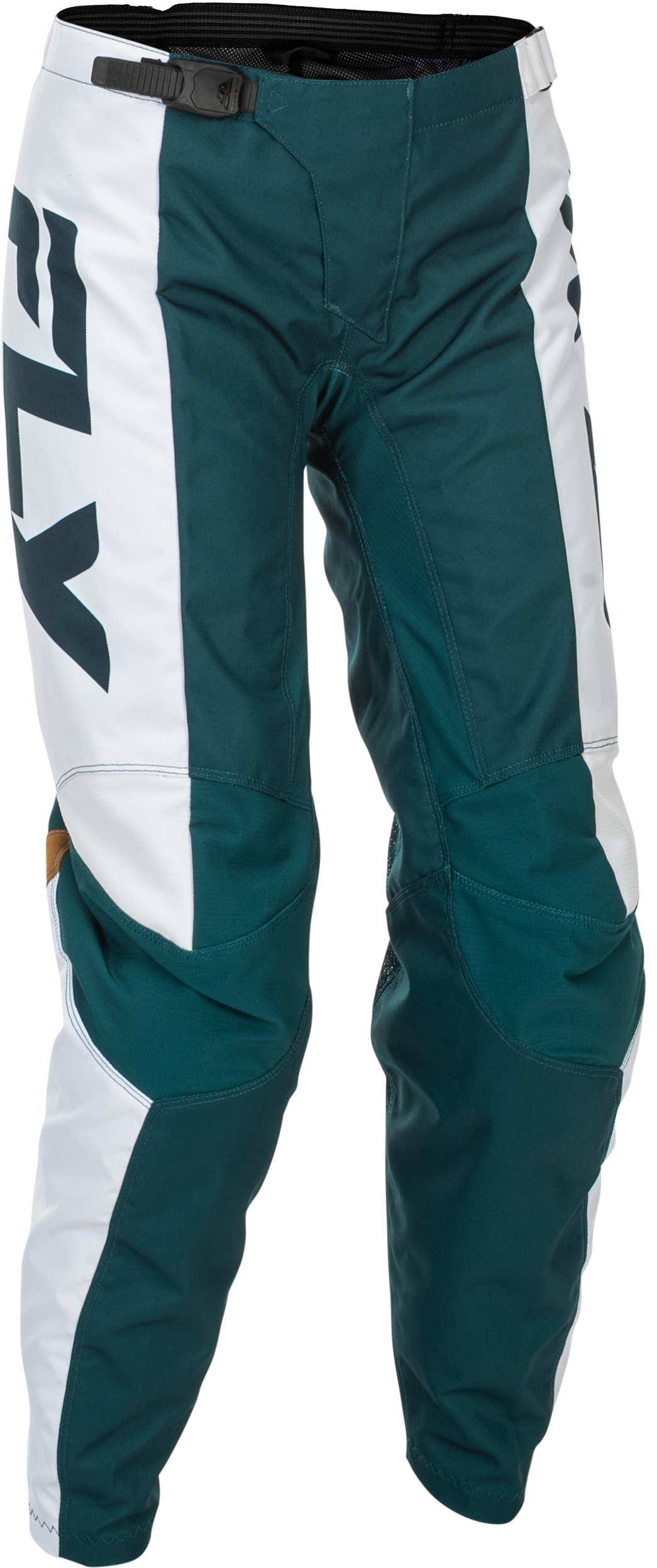 Fly Racing Women's F 16 Pants for Motorcycle - Teal/White/Gold, Size 13/14, Fits Honda, Yamaha, Kawasaki, Suzuki, KTM