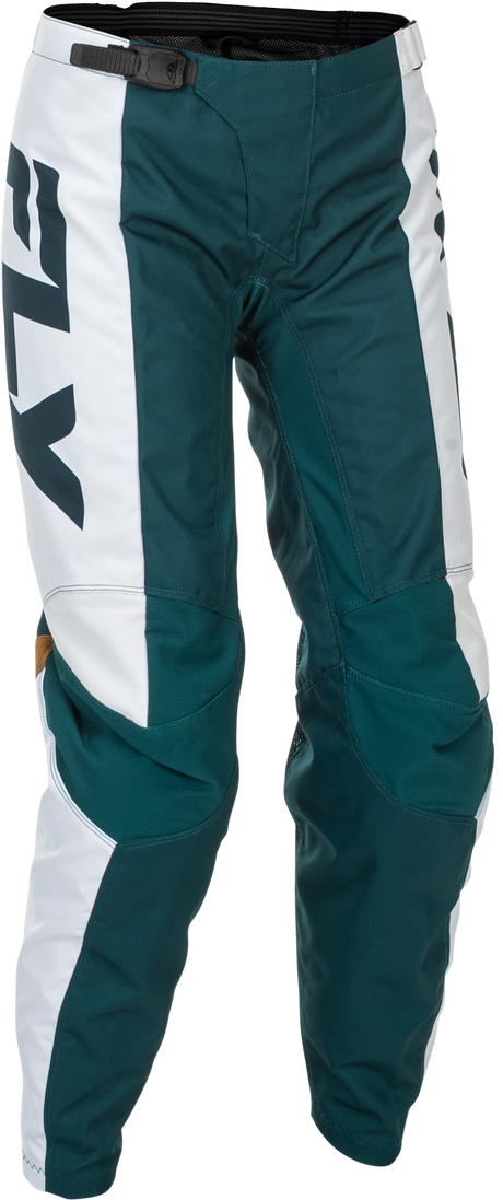 Fly Racing Women's F 16 Pants Teal/White/Gold Size 00/02 - Motorcycle Riding Trousers with Mesh Comfort Liner and Durable 600D Polyester for ATV and Motorcycle Use