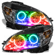 Oracle 08-11 Mercedes Benz C-Class Pre-Assembled Headlights Chrome Housing w/o Controller