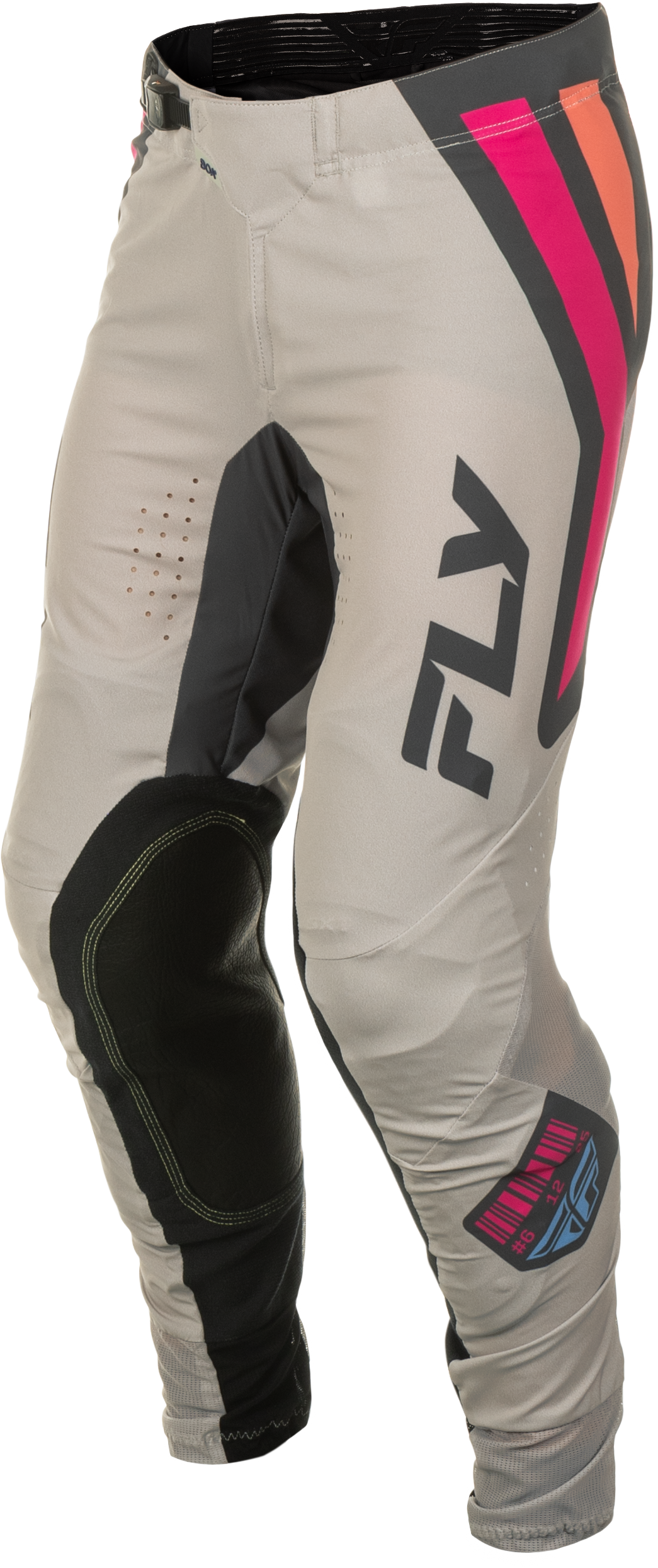 Fly Racing Lite Vice Pants Light Grey/Pink/Coral Size 30 – Motorcycle Riding Gear for Honda, Yamaha, Kawasaki, Suzuki, Harley-Davidson, and more
