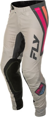 Fly Racing Lite Vice Pants Light Grey/Pink/Coral Size 30 – Motorcycle Riding Gear for Honda, Yamaha, Kawasaki, Suzuki, Harley-Davidson, and more