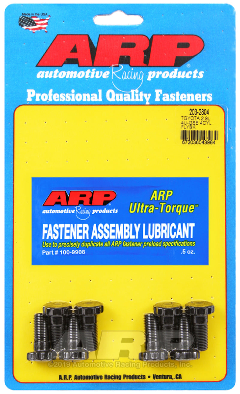 ARP Toyota 2.0L 4U-GSE 4-Cylinder Flywheel Bolt Kit - Compatible with Toyota Vehicles
