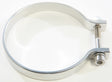 AXIA 3.25-Inch Silver Strap Clamp for ATV/UTV Roll Cages – Universal Mounting Bracket for Roofs, Lights, Cameras, and More